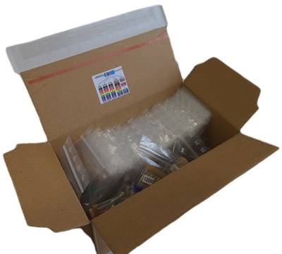 RESISTOR ASSORTMENT 0,6W total 890 kpl