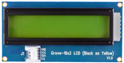 Grove 16x2 LCD (Black on Yellow)