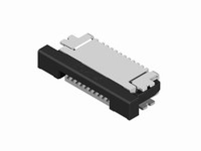 FFC 0,5mm 18pole horizontal smd bottom ZIF tube