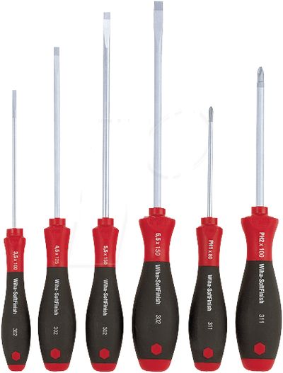 SCREWDRIVER SET SoftFinish 6pcs