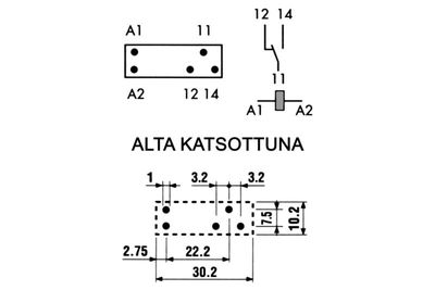 PCB RELAY SPDT 12A 24VDC
