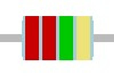 METAL OXIDE FILM RESISTOR 1W: 2,2Mohm