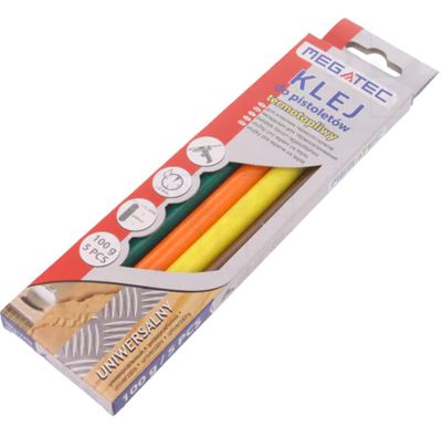 Hot-melt glue stick 11mm 5 different colors