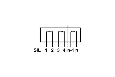 RESISTOR NETWORK SIL 8-4: 180ohm RESISTOR NETWORK SIL 8-4: 180ohm