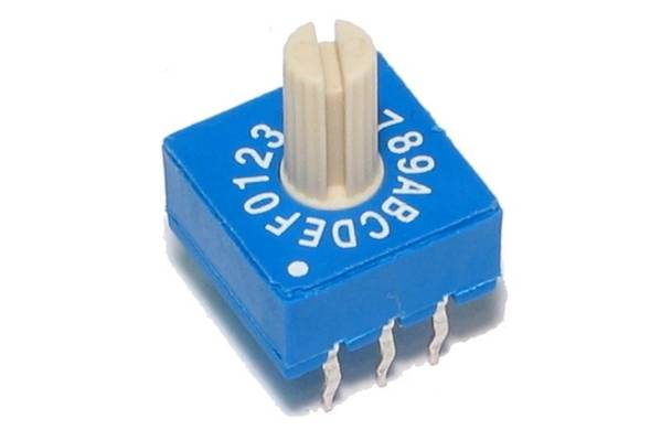 HEX ENCODER ROTARY SWITCH 0..F - Partco.shop