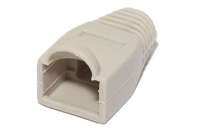 RJ45 (8P8C) CONNECTOR RUBBER BOOT GRAY RJ45 (8P8C) CONNECTOR RUBBER BOOT GRAY