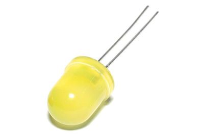 LED 10mm YELLOW 80mcd 60deg
