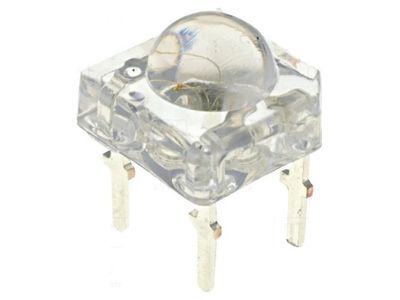 LED 7,62x7,62mm RGB 120deg. 470, 525, 625nm