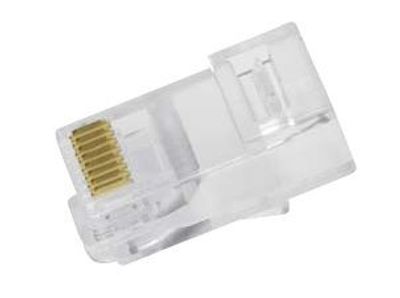 RJ45 PLUG CAT6 UNSHIELDED,PASS THROUGH