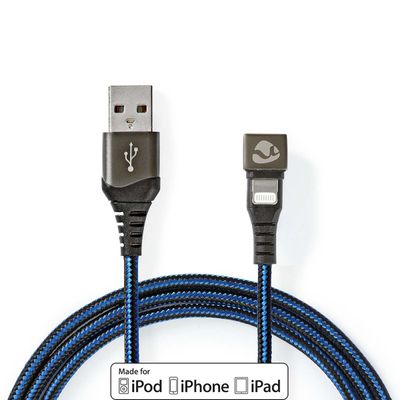 USB Cable USB 2.0 Apple Lightning 8-Pin USB-A Male USB Cable USB 2.0 Apple Lightning 8-Pin USB-A Male