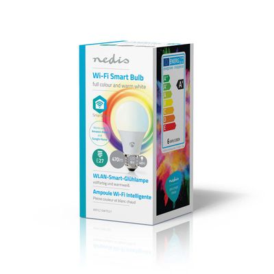 E27 Wi-Fi Smart Bulb warm white with RGB