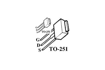 N-CHN FET 200V 4,8A 42W 800mohm TO251