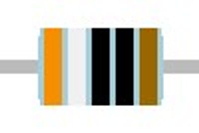 METAL FILM RESISTOR 0,6W: 390ohm