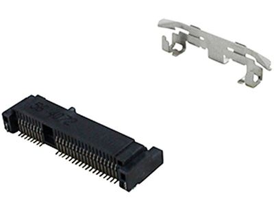 Mini PCIe socket latch 5.6H (one piece) w/Cap Mini PCIe socket latch 5.6H (one piece) w/Cap