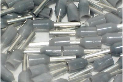 WIRE END FERRULE 0,75mm2 GREY 100pcs