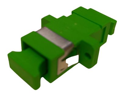 SC/APC-ADAPTER, SM simplex, green