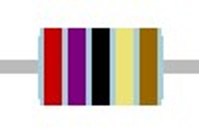 METAL FILM RESISTOR 0,6W: 27ohm