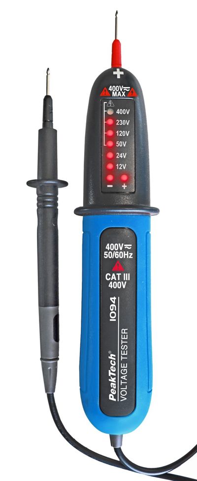 PeakTech 1094 VOLTAGE TESTER 12-400V AC/DC