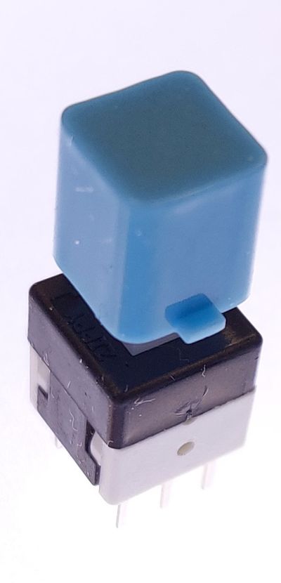 SMALL LATCHING 2-POLE SWITCH