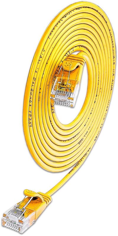 CAT6 LIGHTPATCH U/UTP 2m yellow
