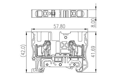 Dinkle DP6N-PE, GTB C2, pushin, 0.5-6mm2, GY