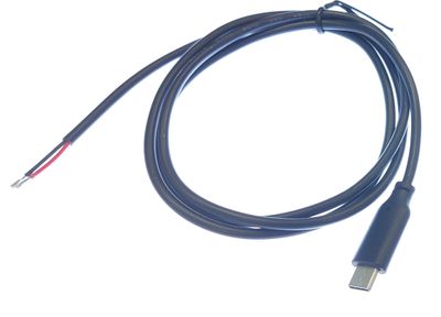 USB-C open end harness - 2C AWG22 L 1m USB-C open end harness - 2C AWG22 L 1m