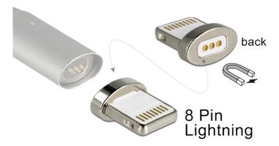 Magnetic Adapter 8 pin Lightning male