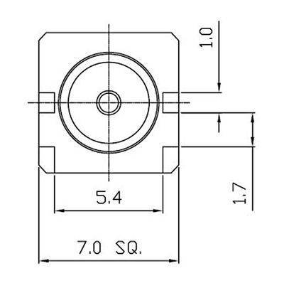 SMA(F)- CONNECTOR ST JACK PCB EDGE SMA(F)- CONNECTOR ST JACK PCB EDGE