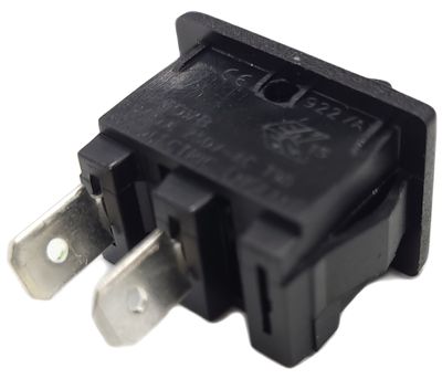 ROCKER SWITCH 1-POLE ON/OFF 10A 250VAC