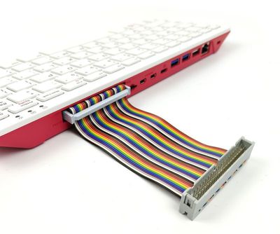 RASPBERRY PI GPIO MALE/FEMALE FLAT CABLE 10cm