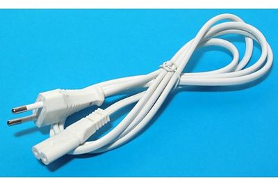 EURO POWER CORD IEC C7 WHITE 1,8m EURO POWER CORD IEC C7 WHITE 1,8m