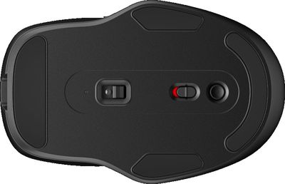 HP 515 - Mouse, rechargeable, full-size, 5 buttons, 2.4GHz, black