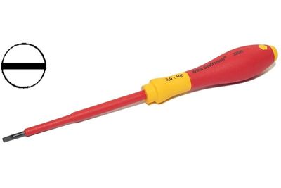 1000V INSULATED SCREWDRIVER SLOTTED TIP 3,0mm 100/204mm