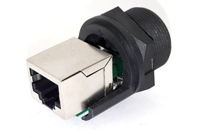 RJ45 PANEL MOUNT COUPLER CAT6