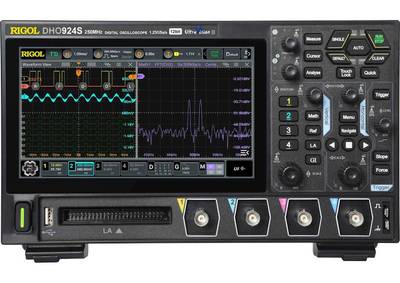 Rigol DHO924S OSCILLOSCOPE 250MHZ 12BIT 4CH +GEN