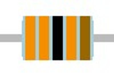 METAL FILM RESISTOR 0,6W: 330kohm