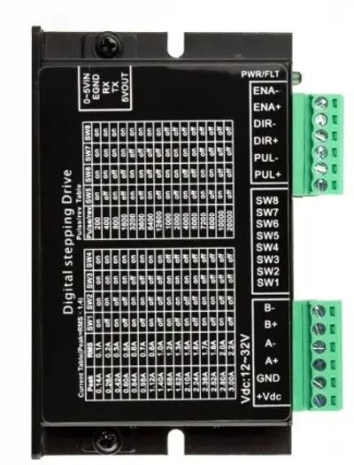 Stepper motor driver for NEMA 17, 12-32V