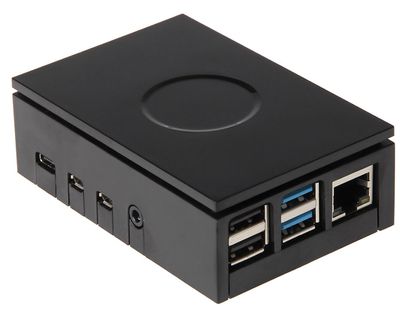 RASPBERRY PI 4B ACRYL CASE BLACK