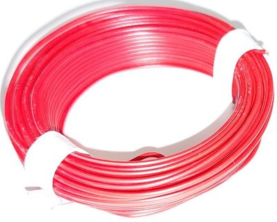 EQUIPMENT WIRE Ø0,5mm RED 10m