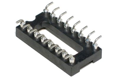 IC SOCKET 16-PINS SMD (DIP16, DIL16)
