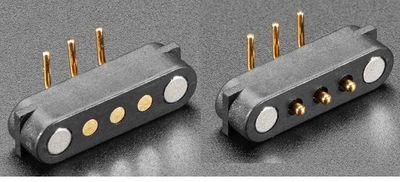 DIY Magnetic Connector - Right Angle Three Contact Pins DIY Magnetic Connector - Right Angle Three Contact Pins