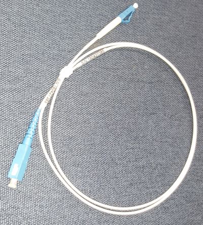 SINGLEMODE SC-LC SIMPLEX PATCHCORD 1m white