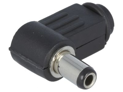 DC CONNECTOR ANGLE 2,5/5,5mm