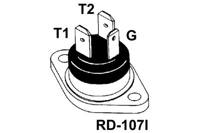 TRIAC 40A 700V 80/100mA RD107