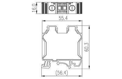 Dinkle DK35N, SLFTB C2, 1kV 125A, screw, 1.5-35mm2, BG