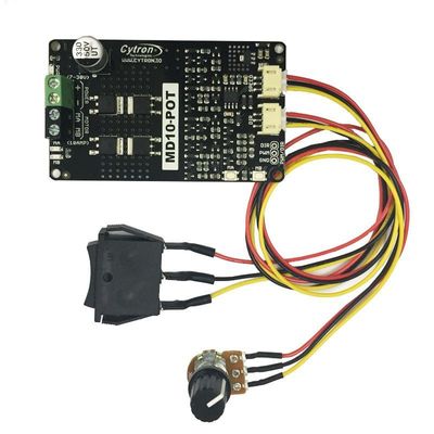 Cytron DC Motor Driver 10A 7-30V 1CH +POT+SW