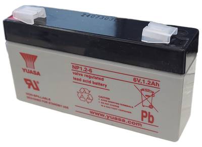 Yuasa 6V 1,2Ah lead gel battery Yuasa 6V 1,2Ah lead gel battery