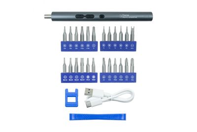 Electric screwdriver, 28 pieces