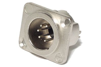 Neutrik XLR-MALE 5-PIN PANEL MOUNT SOCKET Neutrik XLR-MALE 5-PIN PANEL MOUNT SOCKET