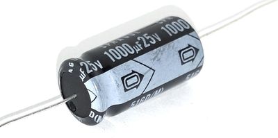 AXIAL ELECTROLYTIC CAPACITOR 85°C 1000UF 25V